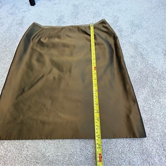 ECCOCI bronze metallic pencil skirt Sz 12 NWOT - Picture 7 of 10